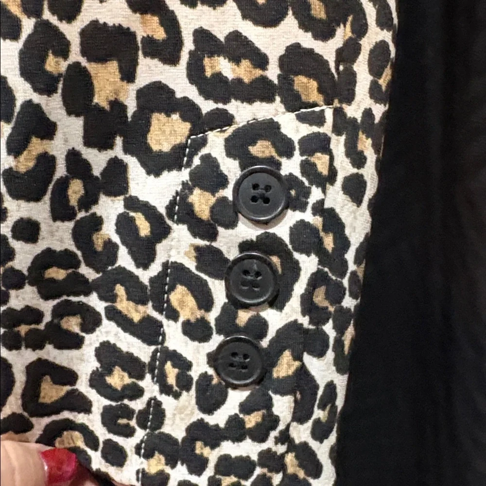 Express Leopard Print Blazer - Picture 6 of 10